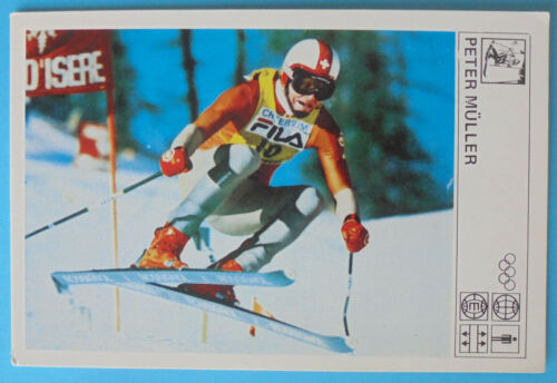 PETER MULLER Switzerland Alpine Skiing Ski Yugoslavia trading card Svijet sporta